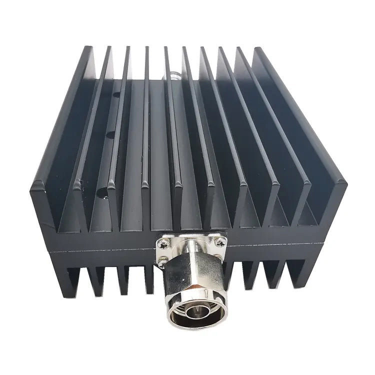 100W fixed attenuator, square shape (1-60dB), N-type male input and female output, DC-3GHz/4GHz