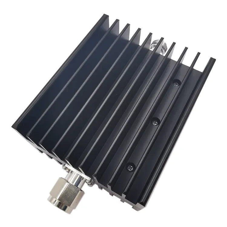 100W fixed attenuator, square shape (1-60dB), N-type male input and female output, DC-3GHz/4GHz