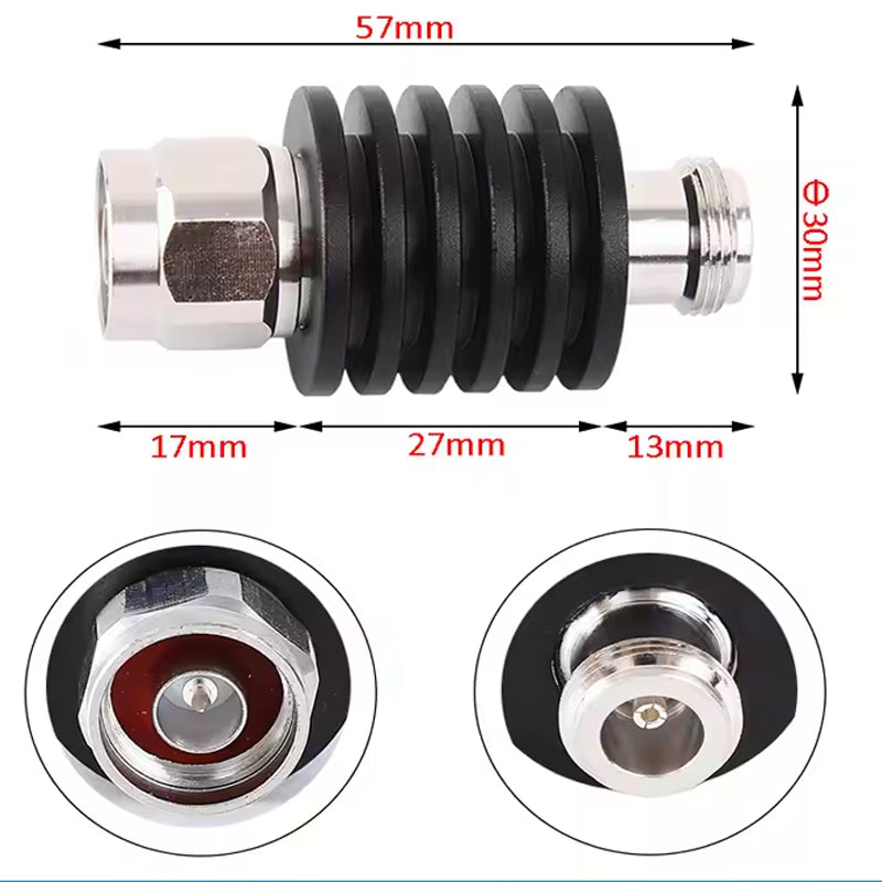 1 PCS 5W N-type RF Coaxial Fixed Attenuator N-JK N Male to Female Frequency DC-3GHz/DC-4GHz 1db/2db/3db/5db/10DB/15DB/20DB/３0DB