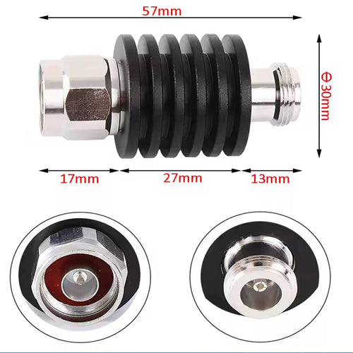 1 PCS 5W N-type RF Coaxial Fixed Attenuator N-JK N Male to Female Frequency DC-3GHz/DC-4GHz 1db/2db/3db/5db/10DB/15DB/20DB/３0DB