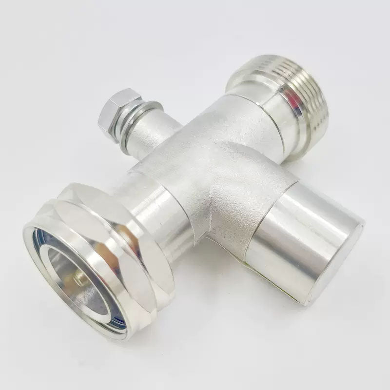 Antenna feeder lightning arrester, 1/4 wavelength DIN type connector, base station lightning arrester, 7/8 feeder head, DIN head